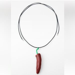 Zara Chili Pepper Cord Necklace